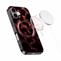 Tech-Protect Lamano MagSafe ümbris jaoks iPhone 16 - must and punane