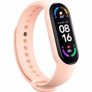 Wristband jaoks Xiaomi Mi Band 5/6/7 light roosa