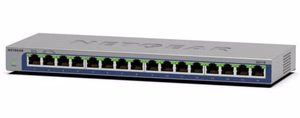 Netgear GS116 – halduseta 2. kihi gigabitine Etherneti võrgulüliti, must