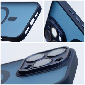 VARIETE MAG COVER Ümbris compatible koos MagSafe jaoks IPHONE 14 tumesinine sinine