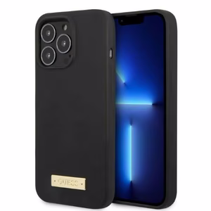 Guess GUHMP13LSPLK iPhone 13 Pro / 13 6.1" must/must hard ümbris Silicone Logo Plate MagSafe