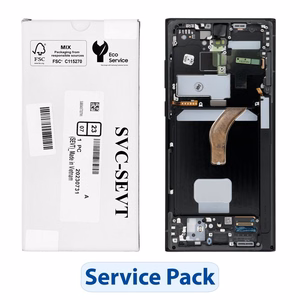 Samsung Service Pack ekraan mudelile Galaxy S22 Ultra S908, grafiidivärvi (GH82-27488E)