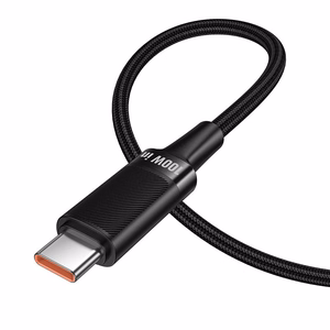 Hoco U153 Extreme USB-C–USB-C kaabel, PD, 5 A, 100 W, 1,2 m – must