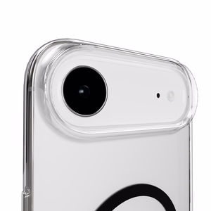 Puro Lite Mag TPU+PC Ümbris Compatible with MagSafe jaoks iPhone 17 Air - Läbipaistev with Must Ring