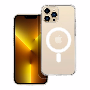 CLEAR MAG ÜMBRIS compatible with MagSafe jaoks IPHONE 13 Pro Max läbipaistev