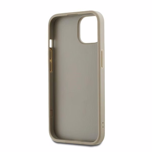 DKNY Wrist Strap Stock Logo ümbris jaoks iPhone 15 / 14 / 13 - beige
