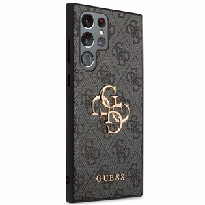 Guess GUHCS23L4GMGGR S23 Ultra S918 hall/hall hardcase 4G Big Metal Logo