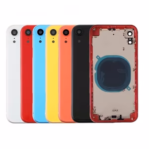 Tagakaas Ühildub iPhone XR full housing / Kollane / OEM