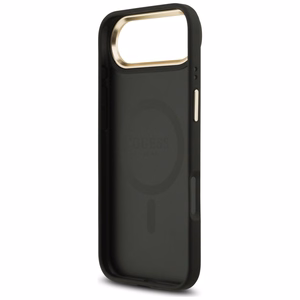 GUESS ümbris jaoks IPHONE 17 Air compatible with MagSafe GUHMP17MP4GRMDEK (PU W/ 4G Strass Logo) must