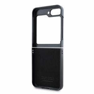 BMW Carbon Sinine Line Ümbris jaoks Samsung Galaxy Z Flip 6 - Must