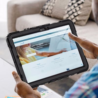 Tech-Protect Solid360 Ümbris jaoks Samsung Galaxy Tab S9 FE 10.9" X510 / X516B - must