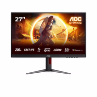 AOC 27G4HA computer monitor 68.6 cm (27") 1920 x 1080 pixels Full HD LED must, punane
