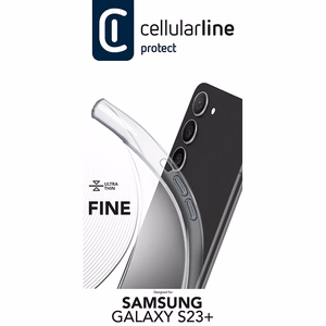 Cellularline Fine ümbris seadmele Samsung Galaxy S23+, läbipaistev