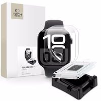 Tech-Protect Supreme Hydrogel Kile Set 2-pack jaoks Apple Watch 10 46 mm - läbipaistev