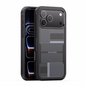 Чехол Dux Ducis Shld для Apple iPhone 17 Pro чёрный узор Umbra