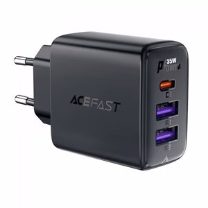 Laadija Acefast A57 must 35W (PD / 2xQC3.0)