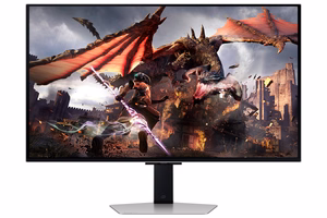 Samsung G80SD monitor 81,3 cm (32") 3840 x 2160 pikslit 4K Ultra HD OLED hõbedane