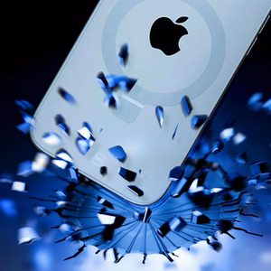 3mk Smoke Чехол Mag&Stand для iPhone Air - чёрный