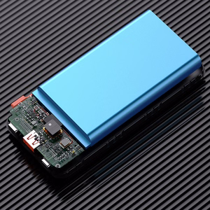 Wozinsky WFC-15B 20000mAh 22.5W akupank, PD20W, sisseehitatud Lightning- ja USB-C-kaablitega, must