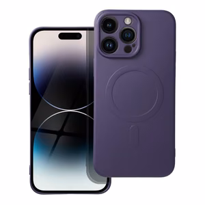 SILICONE MAG ÜMBRIS compatible with MagSafe jaoks IPHONE 14 Pro Max dark lilla