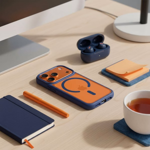 ROAR case MAG BUMPER compatible with MagSafe for IPHONE 15 navy blue