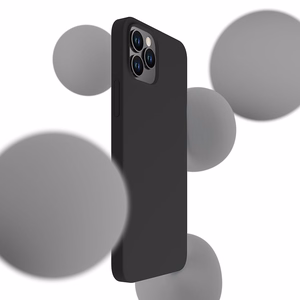 3mk Silicone Ümbris jaoks iPhone 12 Pro Max - must