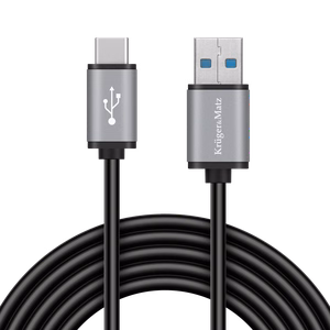 Kruger&Matz Basic USB 3.0 pistik – USB-C pistik kaabel, 5 Gbps, 1 m