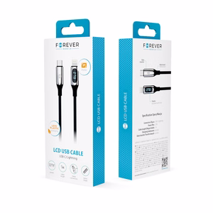 Forever LCD-kaabel USB-C - Lightning 1,0 m 27W must