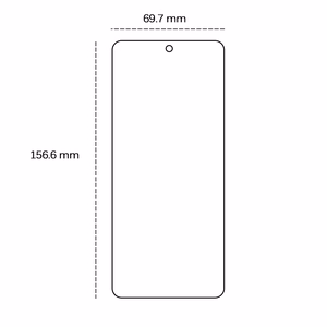 Karastatud klaas 2,5D Samsung Galaxy A35 5G jaoks
