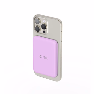 Tech-Protect LifeMag MagSafe PB10 5000mAh внешний аккумулятор - Розовый