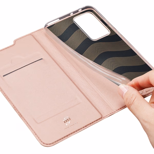 Dux Ducis Skin Pro Holster Cover Flip Cover Xiaomi 12 Pro jaoks roosa