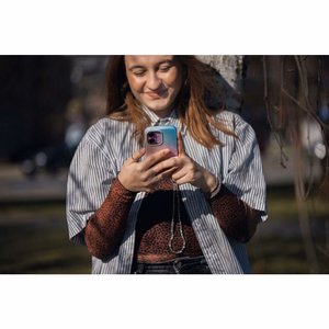 Ümbris jaoks iPhone 16 PLUS Forcell F-Protect Mirage compatible with Magsafe Military Drop-Test pinky sinine