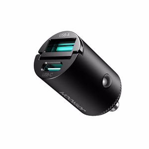 Joyroom JR-CCN18 65W USB-A USB-C autolaadija must