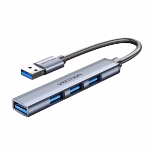 Vention USB 3.0 USB 3.0/USB 2.0*3 Mini Hub 0.15M Hall metallist tüüp