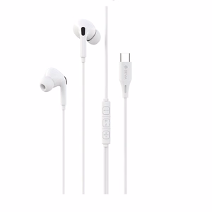 Devia Kintone A2 Digital juhtmega USB-C kõrvaklapid, valged