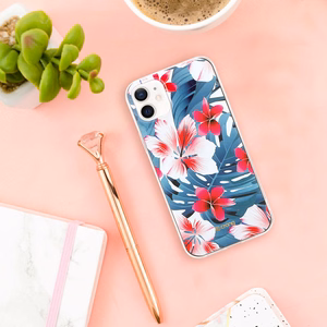 Crong Flower Pattern 03 ümbris seadmele iPhone 12 Mini