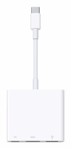 Apple USB-C Digital AV Multiport Adapter – USB-C mitmikadapter HDMI ja USB-A pesaga, valge (MW5M3ZM/A)