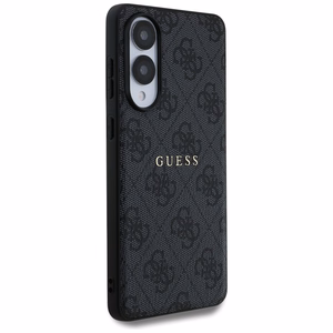 Guess 4G Ring Classic Logo MagSafe Ümbris jaoks Samsung Galaxy S25 Edge - Must