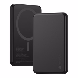 Forcell F-Energy Slim F5K9 akupank, MagSafe'iga ühilduv, 5000 mAh, 15 W, QC 4.0, PD 3.0, must