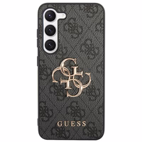 Guess 4G Big Metal Logo ümbris jaoks Samsung Galaxy A55 - must