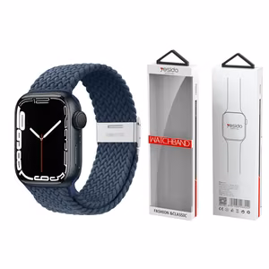 YESIDO WB23 Плетёный ремешок для Apple Watch 38/40/41 мм тёмно-синий