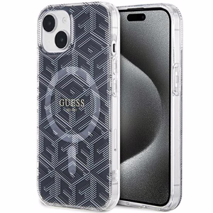 Guess IML GCube MagSafe ümbris jaoks iPhone 15 / 14 / 13 - must