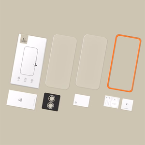 Tech-Protect Easy Set+ 3-pack tempered glass for iPhone 17 - transparent