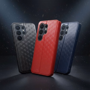 Klappümbris Oppo Reno 15 Pro 5G Cubic Book, punane