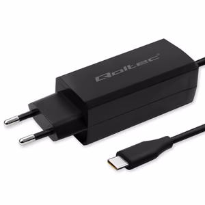 Qoltec 52419 65W GaN ülikiiret laadimist toetav laadija | 5-20V | 3-3.25A | USB-C 3.1