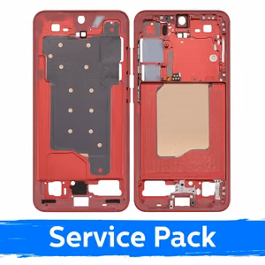 Mid-Frame Compatible With Samsung S931 S25 / Coral Red / (Service Pack)