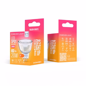 Forever Light LED Bulb G4 MR11 38° 2.2W 195lm 3000K 12V klaas class F