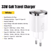 Laadija Essager "Display" valge 33W (2xPD) LED ekraaniga