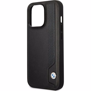 Ümbris BMW BMHCP14X22RBDK iPhone 14 Pro Max 6.7" must/must hardcase Leather sinine Dots