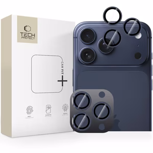 Tech-Protect Camring Fit+ Camera Cover jaoks iPhone 14 Pro / Max / 15 Pro / Max / 16 Pro / Max / 17 Pro / Max - sinine